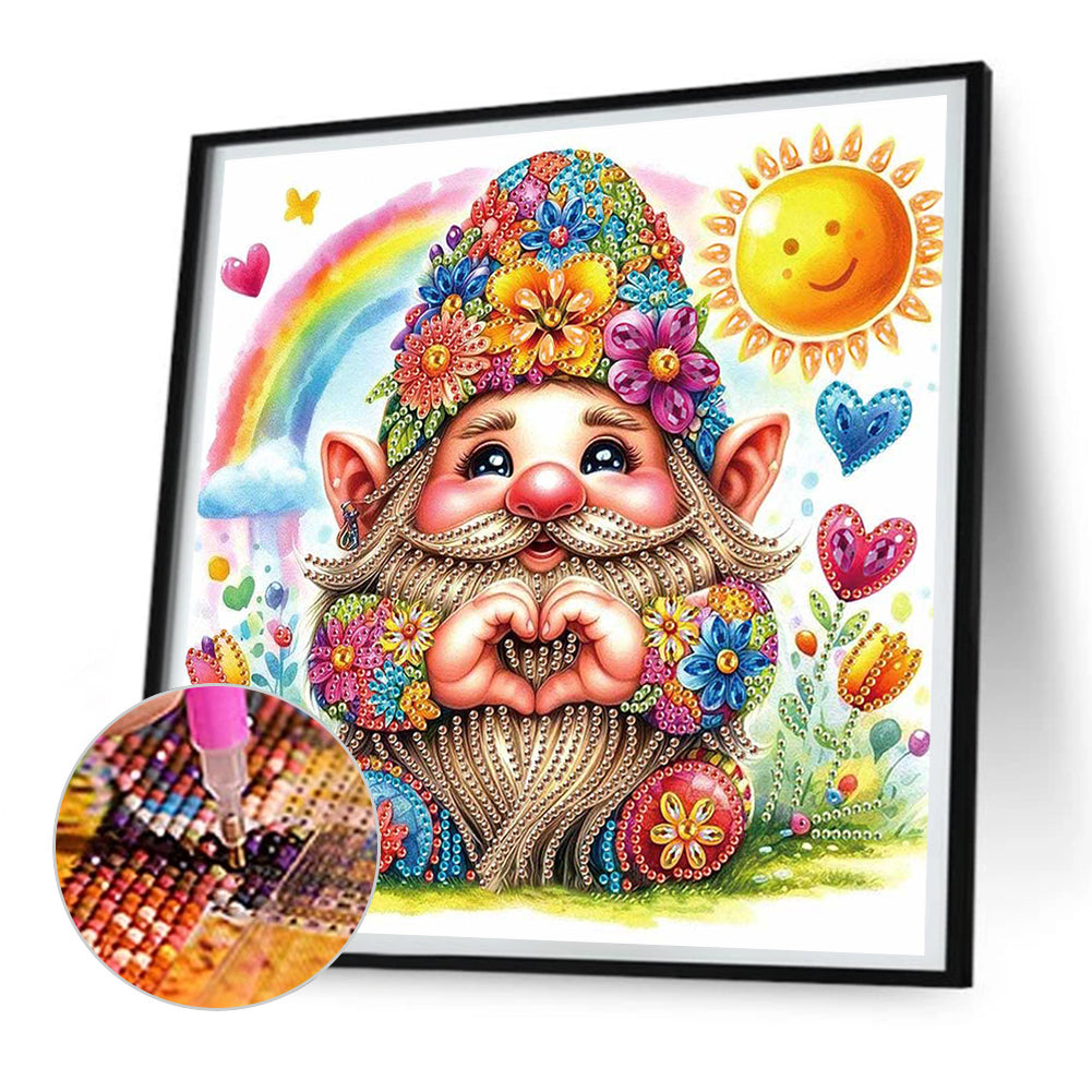 Summer Goblin - Special Shaped Drill Diamond Painting 30*30CM