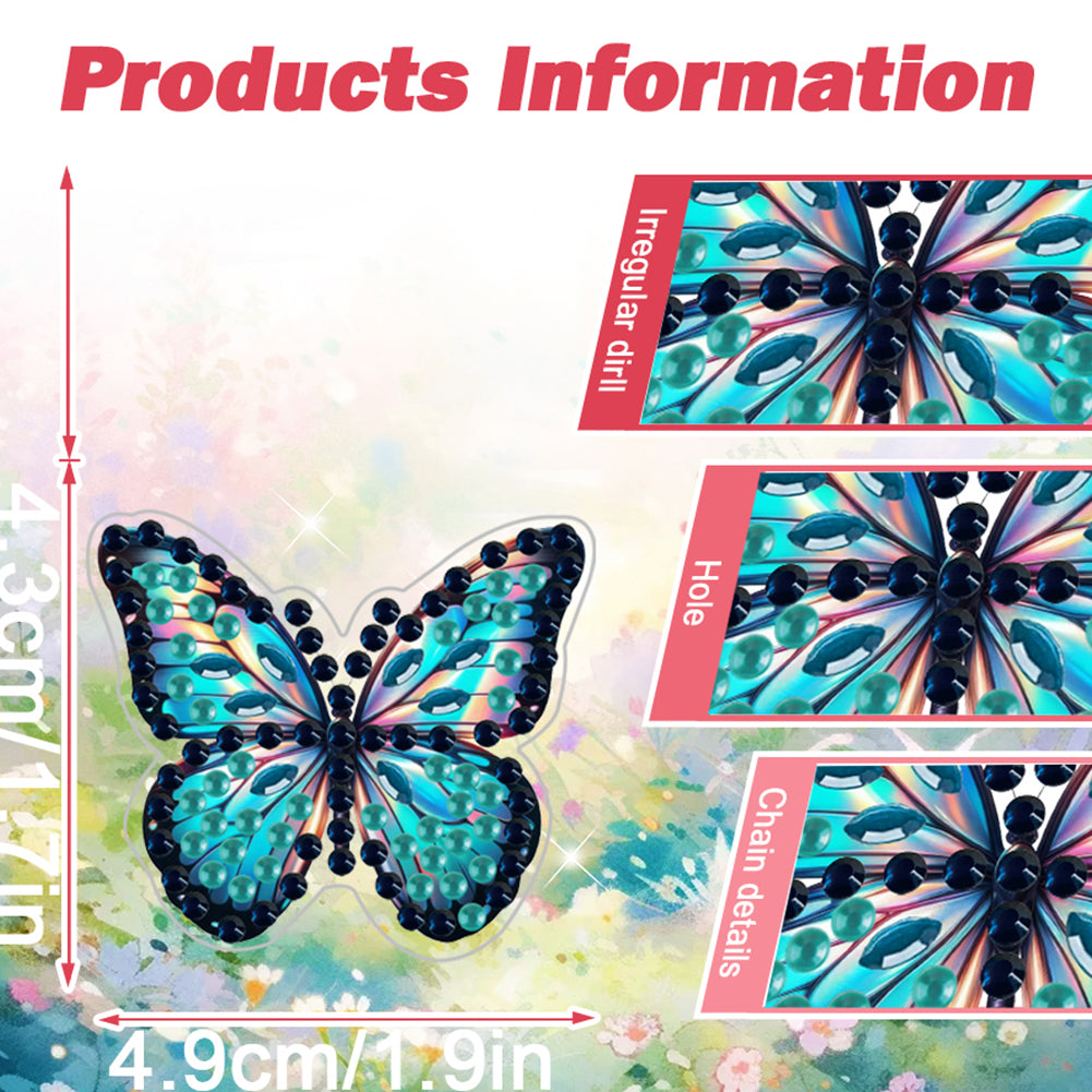 4pc Flower Animal DIY Diamond Painting Car Air Vent Clip Air Freshener for Adult