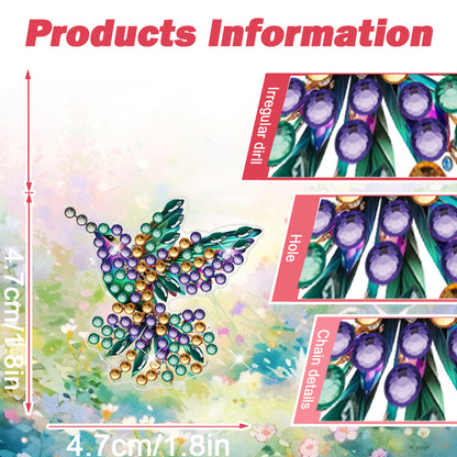 4pc Flower Animal DIY Diamond Painting Car Air Vent Clip Air Freshener for Adult