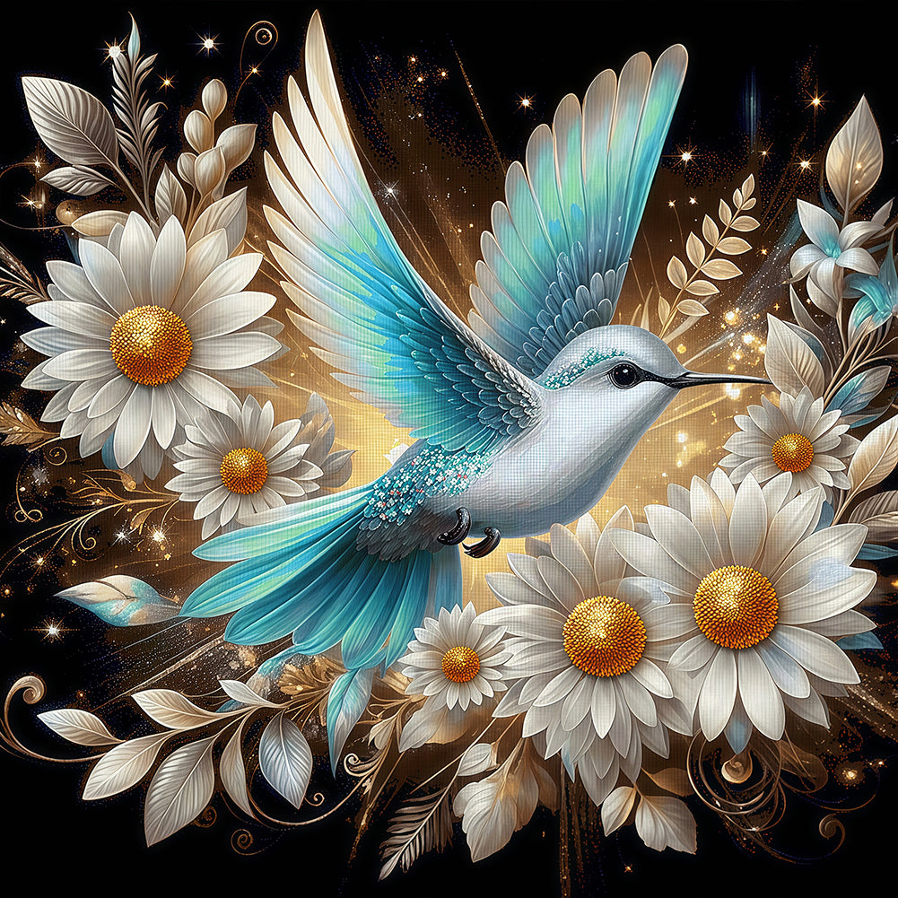 Hummingbird - Full Round Drill Diamond Painting 40*40CM