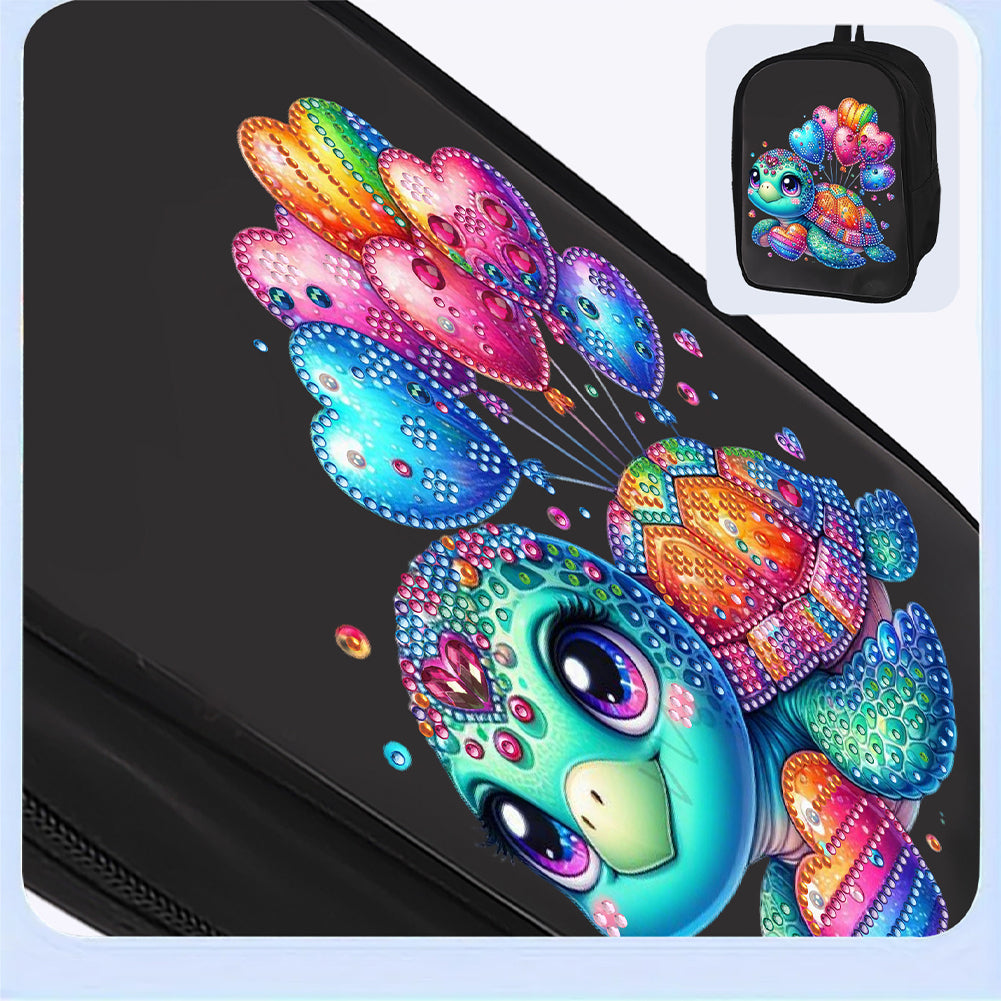 Mermaid Special Shape Diamond Art School Bag Diamond Art Knapsack for Art Crafts