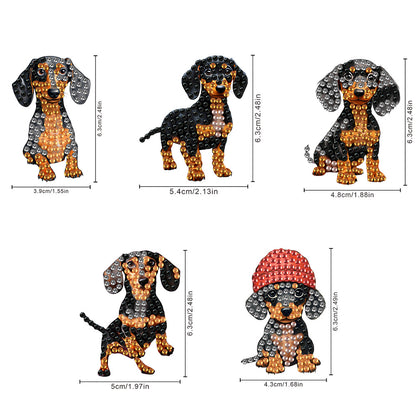 5Pcs Frog Handmade Bobblehead Decoration Spring Stand Dancing Doll for Beginners