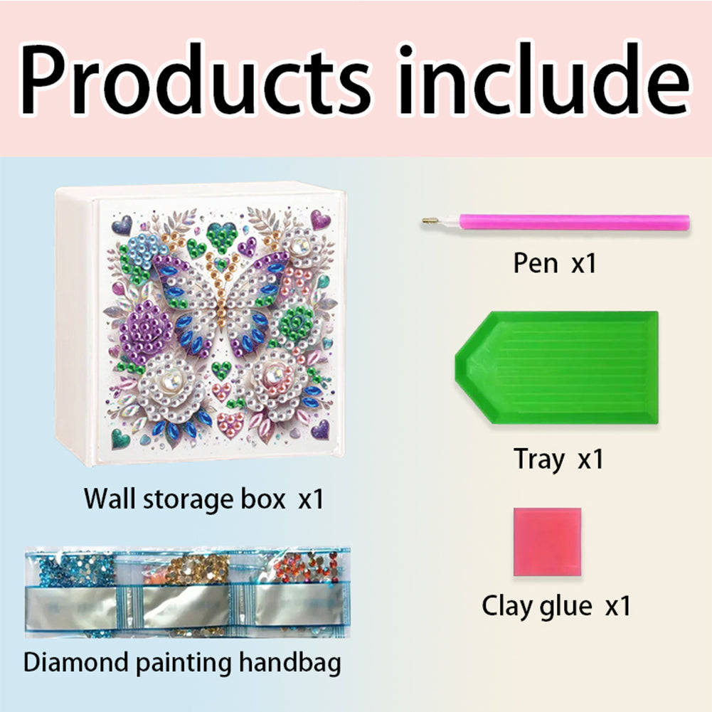 DIY Diamond Painting Storage Organizer Wall Mount Diamond Art Organizer Box
