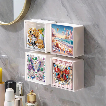 DIY Diamond Painting Storage Organizer Wall Mount Diamond Art Organizer Box