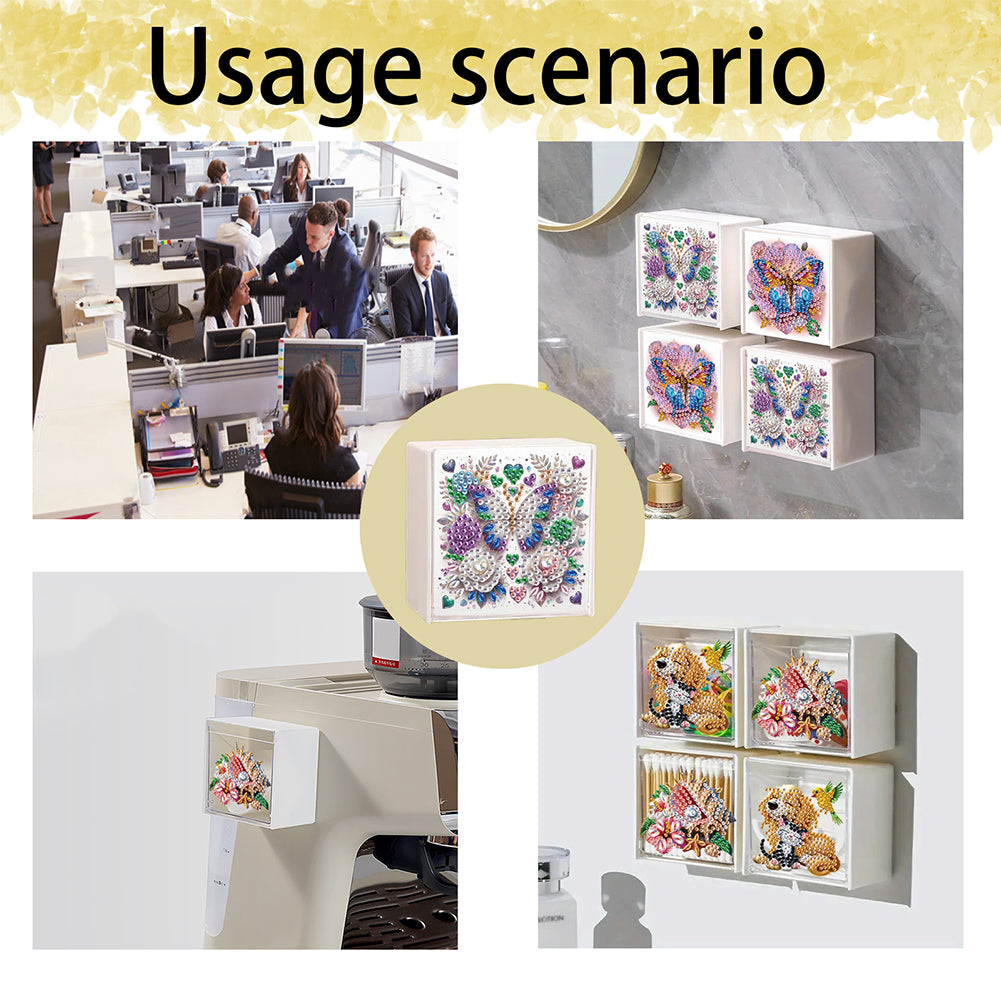 DIY Diamond Painting Storage Organizer Wall Mount Diamond Art Organizer Box