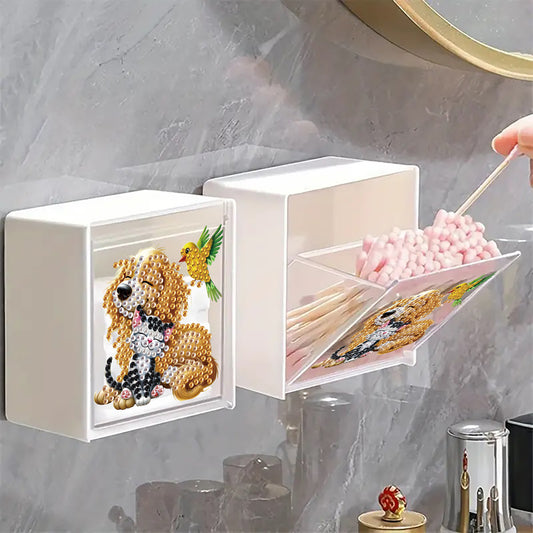 DIY Diamond Painting Storage Organizer Wall Mount Diamond Art Organizer Box
