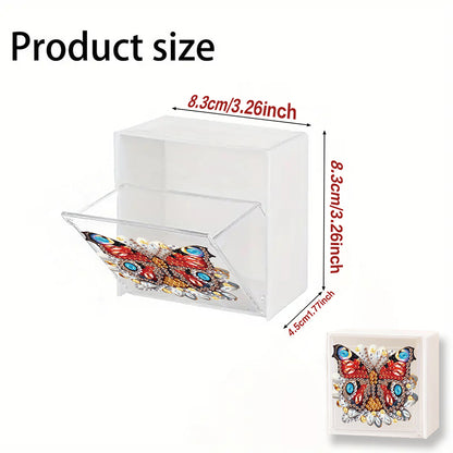 DIY Diamond Painting Storage Organizer Wall Mount Diamond Art Organizer Box