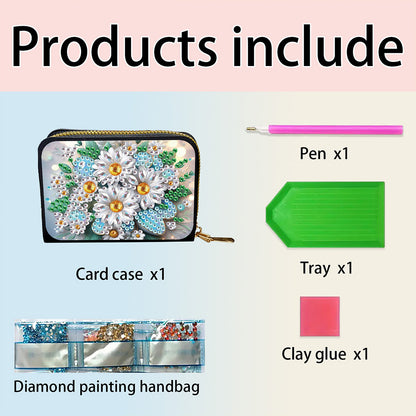 5D DIY Diamond Painting Wallet Diamond Painting Card Holder Coin Purse DIY Craft