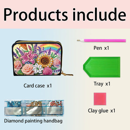 5D DIY Diamond Painting Wallet Diamond Painting Card Holder Coin Purse DIY Craft