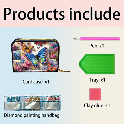 5D DIY Diamond Painting Wallet Diamond Painting Card Holder Coin Purse DIY Craft