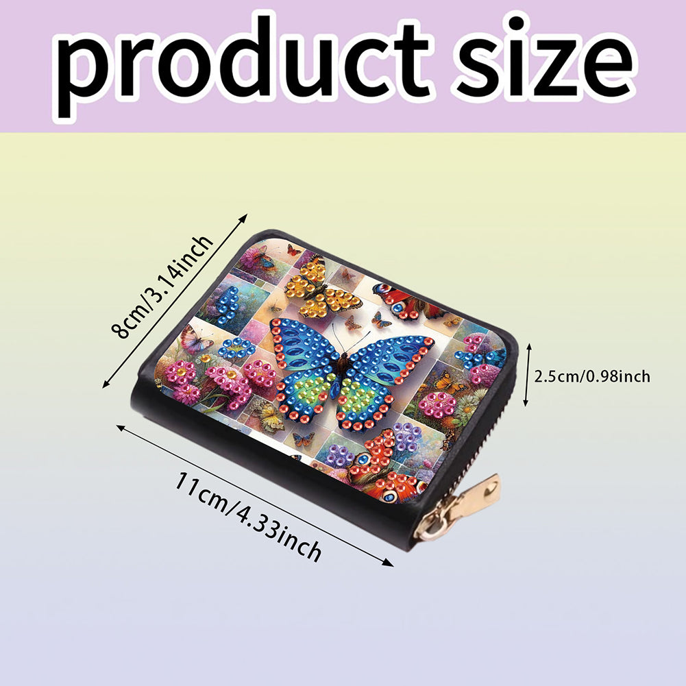 5D DIY Diamond Painting Wallet Diamond Painting Card Holder Coin Purse DIY Craft