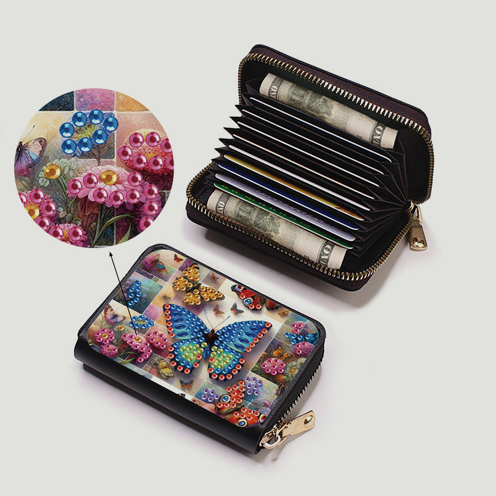 5D DIY Diamond Painting Wallet Diamond Painting Card Holder Coin Purse DIY Craft