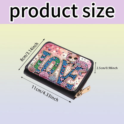 5D DIY Diamond Painting Wallet Diamond Painting Card Holder Coin Purse DIY Craft