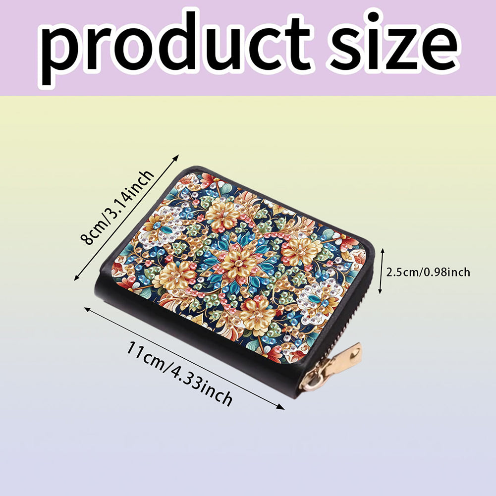 5D DIY Diamond Painting Wallet Diamond Painting Card Holder Coin Purse DIY Craft