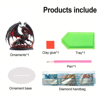 Animal Special Shaped 5D DIY Diamond Painting Tabletop Ornaments Kit Table Decor