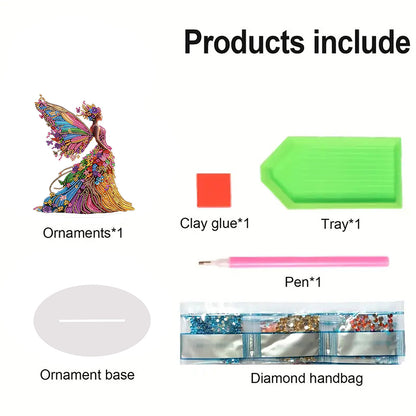 Animal Special Shaped 5D DIY Diamond Painting Tabletop Ornaments Kit Table Decor