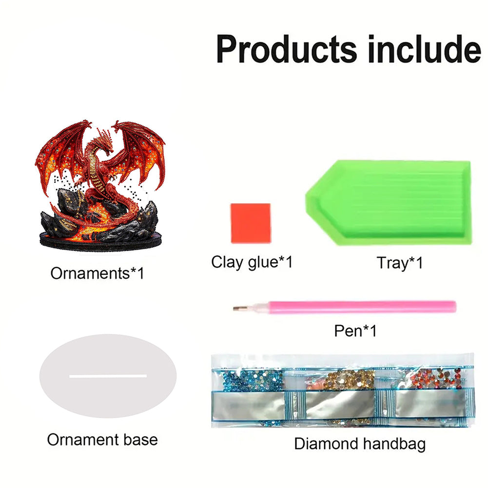Animal Special Shaped 5D DIY Diamond Painting Tabletop Ornaments Kit Table Decor
