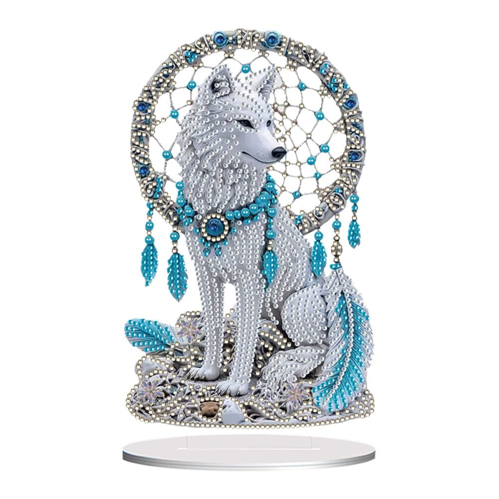 Animal Special Shaped 5D DIY Diamond Painting Tabletop Ornaments Kit Table Decor