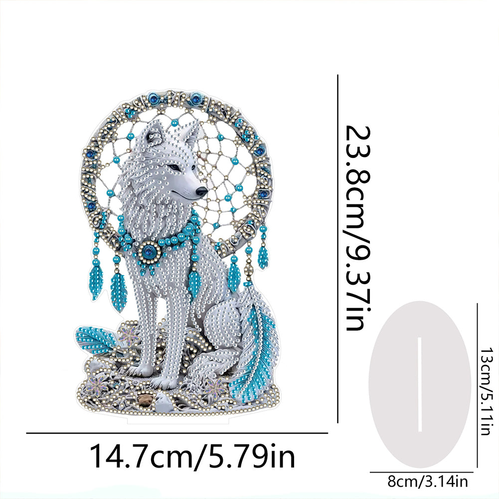 Animal Special Shaped 5D DIY Diamond Painting Tabletop Ornaments Kit Table Decor