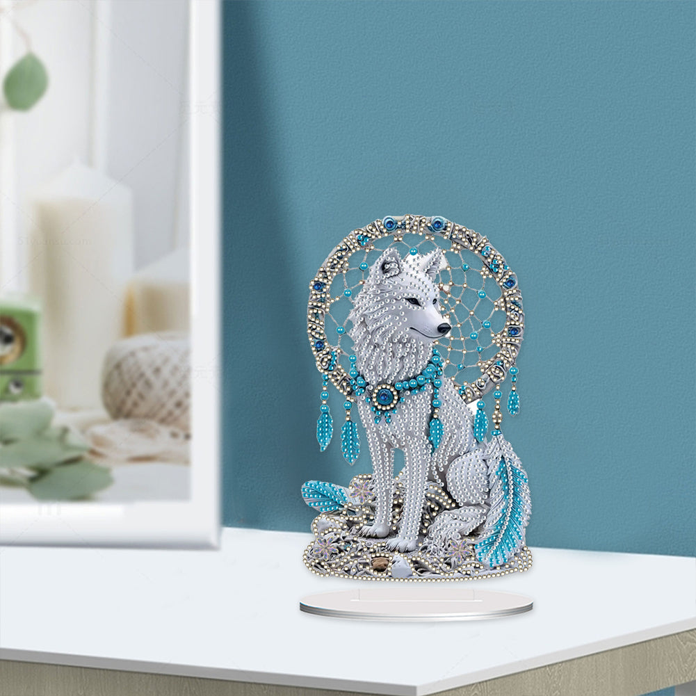 Animal Special Shaped 5D DIY Diamond Painting Tabletop Ornaments Kit Table Decor