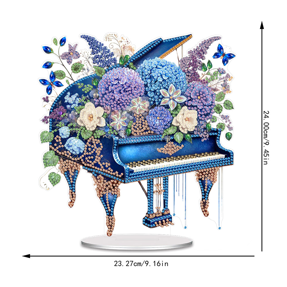 Acrylic Special Shape Flower Table Top Diamond Painting Ornament Kits Home Decor
