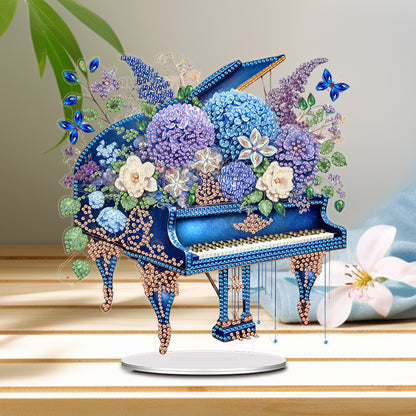Acrylic Special Shape Flower Table Top Diamond Painting Ornament Kits Home Decor