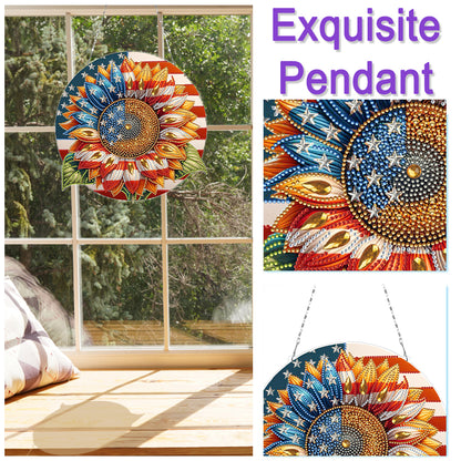 Bear DIY Diamond Art Pendant Kit Diamond Painting Hanging Pendant for Art Crafts