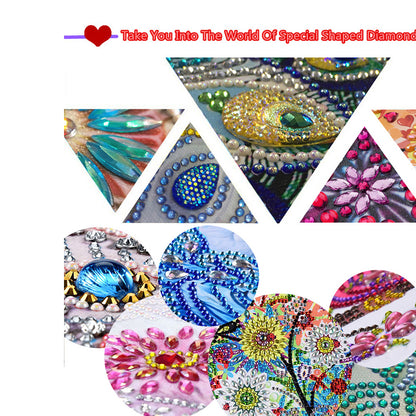 6/8PCS DIY Diamond Art Greeting Cards Animal Theme Congratulations Cards & Gifts