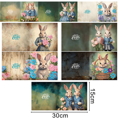 6/8PCS DIY Diamond Art Greeting Cards Animal Theme Congratulations Cards & Gifts