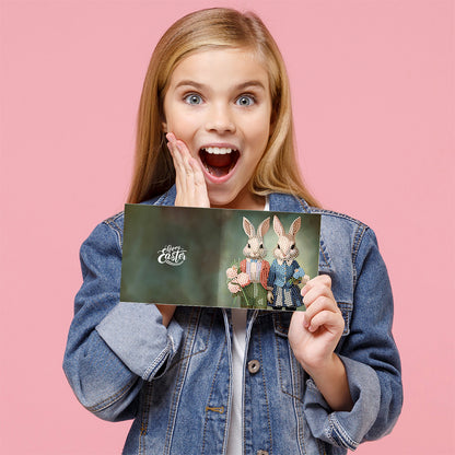 6/8PCS DIY Diamond Art Greeting Cards Animal Theme Congratulations Cards & Gifts