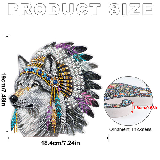 2D Flat Animal DIY Diamond Painting Desktop Decorations Bedroom Table Decoration
