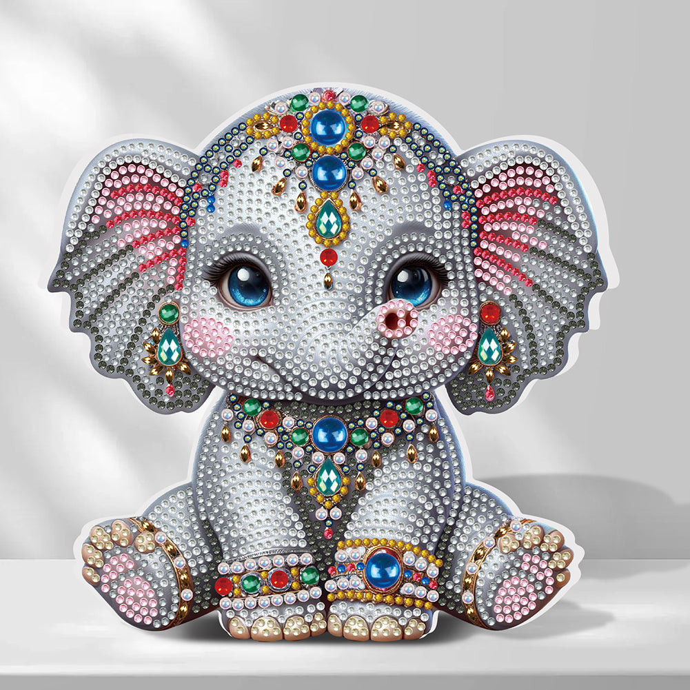 2D Flat Animal DIY Diamond Painting Desktop Decorations Bedroom Table Decoration