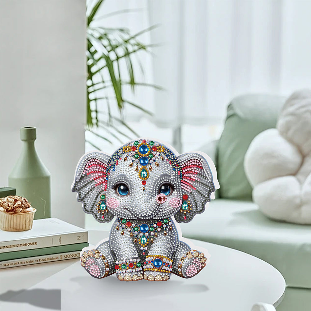 2D Flat Animal DIY Diamond Painting Desktop Decorations Bedroom Table Decoration