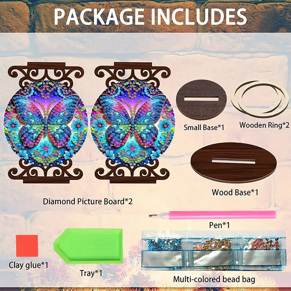 Animals Diamond Painting Candle Holder Ornaments Desktop Tea Light Candle Holder