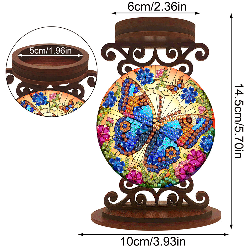 Animals Diamond Painting Candle Holder Ornaments Desktop Tea Light Candle Holder