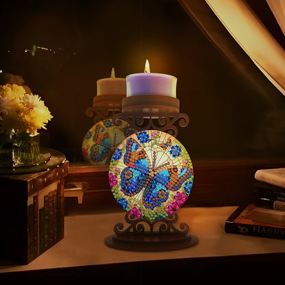 Animals Diamond Painting Candle Holder Ornaments Desktop Tea Light Candle Holder