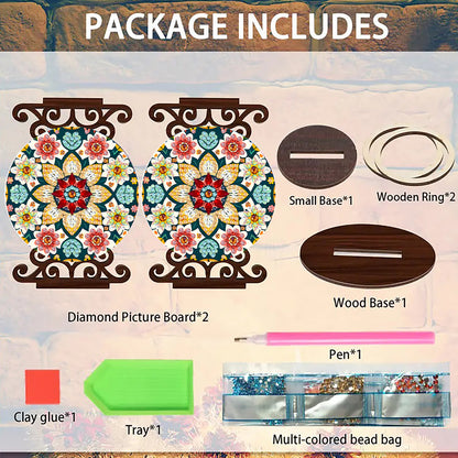 Animals Diamond Painting Candle Holder Ornaments Desktop Tea Light Candle Holder