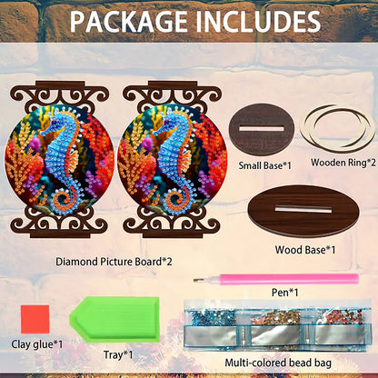 Animals Diamond Painting Candle Holder Ornaments Desktop Tea Light Candle Holder