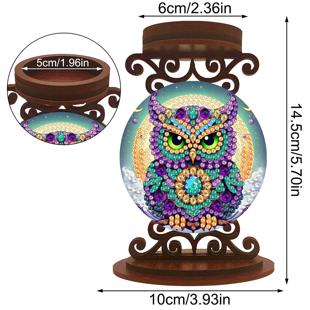 Animals Diamond Painting Candle Holder Ornaments Desktop Tea Light Candle Holder
