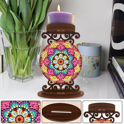 Animals Diamond Painting Candle Holder Ornaments Desktop Tea Light Candle Holder