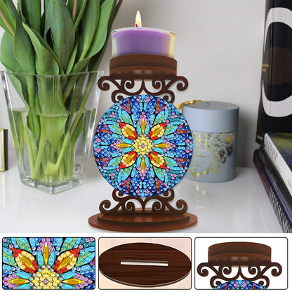 Animals Diamond Painting Candle Holder Ornaments Desktop Tea Light Candle Holder