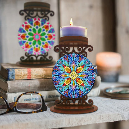 Animals Diamond Painting Candle Holder Ornaments Desktop Tea Light Candle Holder