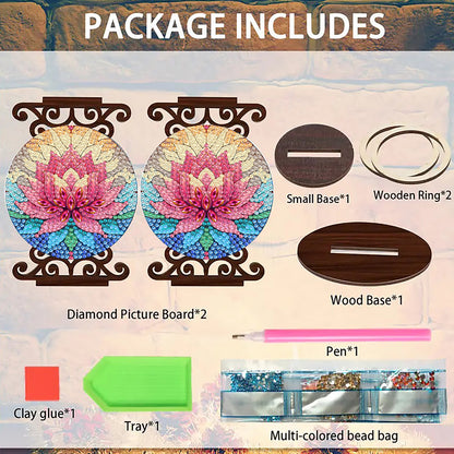 Animals Diamond Painting Candle Holder Ornaments Desktop Tea Light Candle Holder