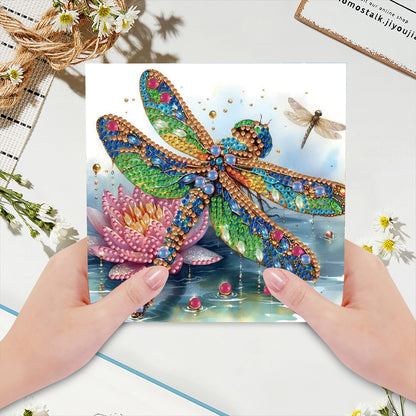 6pcs Diamond Painting Greeting Cards DIY Handmade Diamond Art Cards for Adults