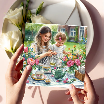 6pcs Diamond Painting Greeting Cards DIY Handmade Diamond Art Cards for Adults