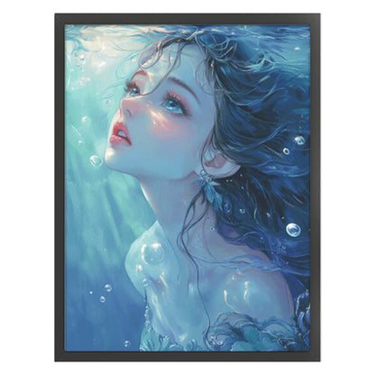 Silhouette In The Water - 14CT Stamped Cross Stitch 75*95CM(Fairy Brand)
