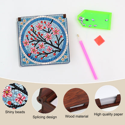 Animals Diamond Painting Notecard Box Gem Art Sticky Note Holder for Home Office