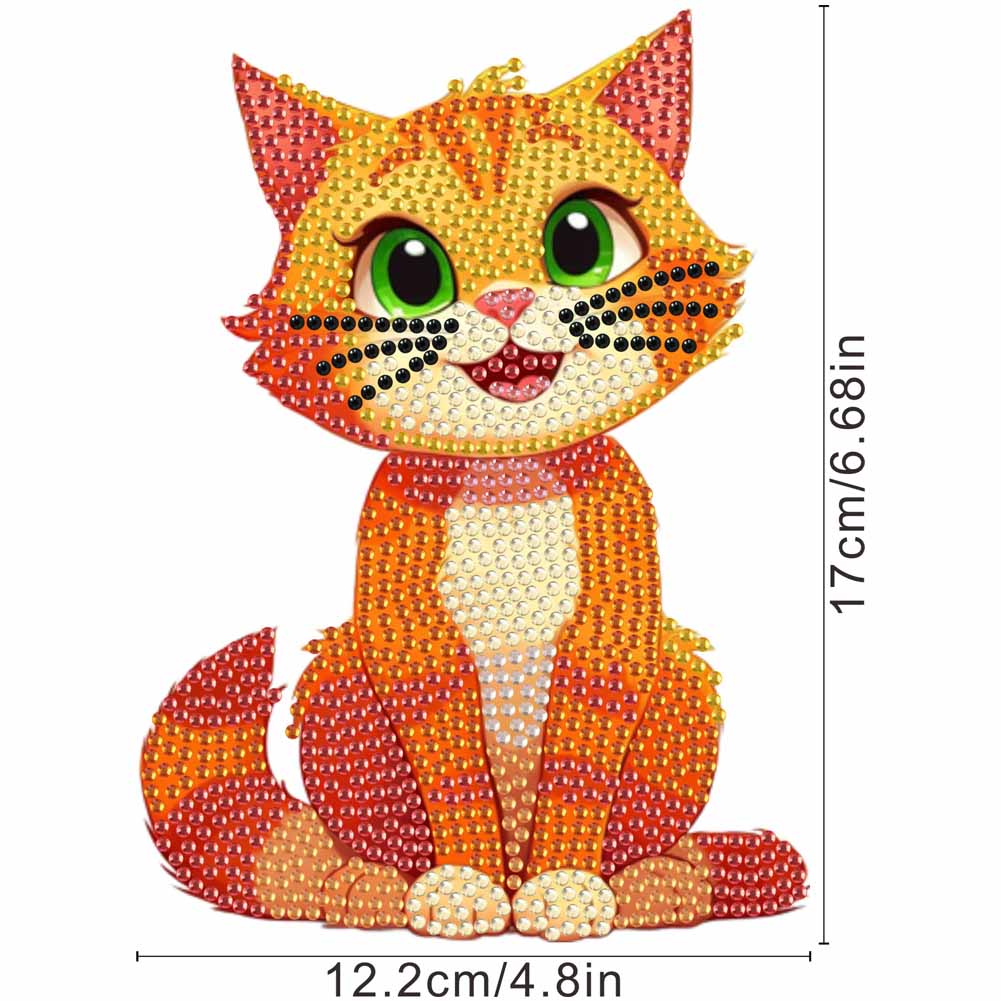 Acrylic Shaking Head Animal Desktop Diamond Art Kits Cat Dog Bedroom Table Decor