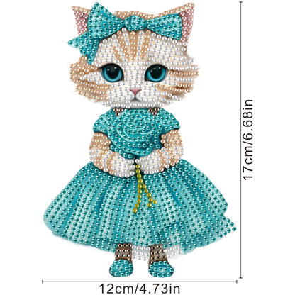 Acrylic Shaking Head Animal Desktop Diamond Art Kits Cat Dog Bedroom Table Decor