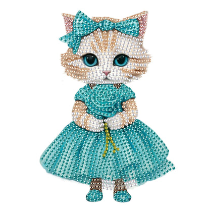 Acrylic Shaking Head Animal Desktop Diamond Art Kits Cat Dog Bedroom Table Decor